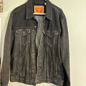 Levi's Men's Charcoal Denim Jacket